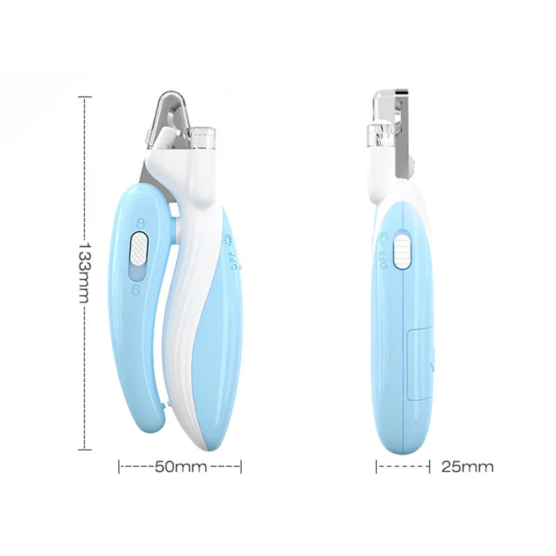 Professional Pet Nail Clippers with LED Light – Safe Grooming Scissors for Dogs, Cats & Small Animals
