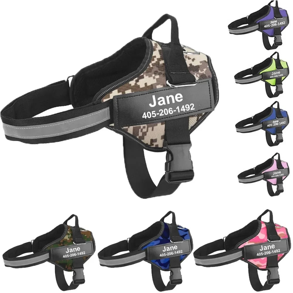 Personalized No Pull Dog Harness