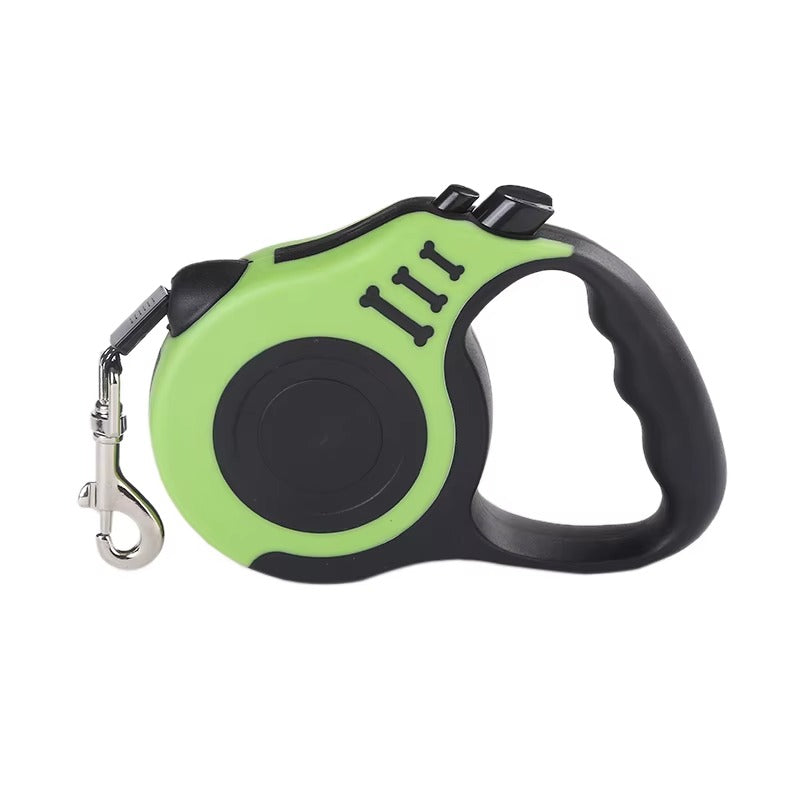 3m / 5m Retractable Dog Leash – Durable Nylon Lead for Small Dogs & Cats